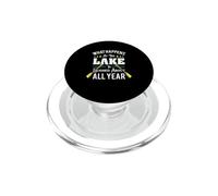 Quello che succede al lago è riso tutto l"anno PopSockets PopGrip per MagSafe