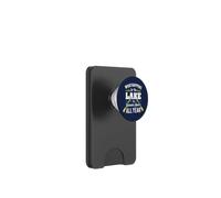 Quello che succede al lago è riso tutto l'anno Fun Lake PopSockets PopWallet per MagSafe