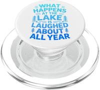 Quello che succede al lago rimane un ricordo ridente PopSockets PopGrip per MagSafe