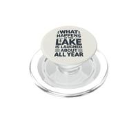 Quello che succede al lago rimane un ricordo ridente PopSockets PopGrip per MagSafe