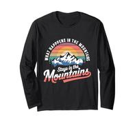 Quello Che Succede in Montagna Rimane in Montagna Maglia a Manica