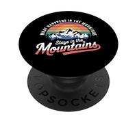 Quello che succede in montagna rimane in montagna PopSockets PopGrip Adesivo