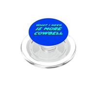 Quello di cui ho bisogno è più Cowbell | Retro di sabato 2000 PopSockets PopGrip per MagSafe