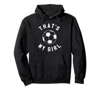 Quello è Il Mio Calcio Ragazza Felpa con Cappuccio