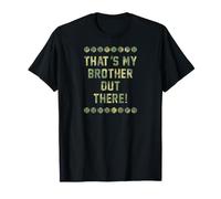 Quello è Mio Fratello là Fuori Baseball Bro Maglietta