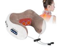 Quellsotty Massaggiatore Cervicale per il Collo, Massaggiatore per Collo e Spalle Senza Fili, Massaggio Cervicale Shiatsu, USB Ricaricabile, per Casa, Ufficio e Viaggi