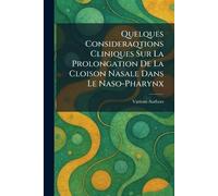 Quelques Consideraqtions Cliniques Sur La Prolongation De La Cloison Nasale Dans Le Naso-Pharynx