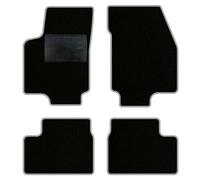 QUEMAR Tappetini Auto compatibili con Opel Astra G 1998-2006 / Kit Tappeti in Moquette e Gomma su Misura (Set 2 Anteriori + 2 Posteriori) / Ricami e Colori Personalizzati (0 Ricami, Bordo Perla)