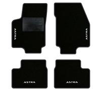 QUEMAR Tappetini Auto compatibili con Opel Astra G 1998-2006 / Kit Tappeti in Moquette e Gomma su Misura (Set 2 Anteriori + 2 Posteriori) / Ricami e Colori Personalizzati (4 Ricami, Bordo Antracite)