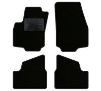 QUEMAR Tappetini Auto compatibili con Opel Astra H 2004-2011 / Kit Tappeti in Moquette e Gomma su Misura (Set 2 Anteriori + 2 Posteriori) / Ricami e Colori Personalizzati (0 Ricami, Bordo Antracite)