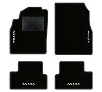 QUEMAR Tappetini Auto compatibili con Opel Astra J 2009-2015 / Kit Tappeti in Moquette e Gomma su Misura (Set 2 Anteriori + 2 Posteriori) / Ricami e Colori Personalizzati (4 Ricami, Bordo Antracite)