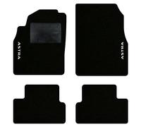 QUEMAR Tappetini Auto compatibili con Opel Astra J 2009-2015 / Kit Tappeti in Moquette e Gomma su Misura (Set 2 Anteriori + 2 Posteriori) / Ricami e Colori Personalizzati (2 Ricami, Bordo Nero)