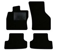 QUEMAR Tappetini Auto per Audi A3 8Y e Hybrid, Bordo Nero, 0 Ricami | dal 2020 / Kit Tappeti Moquette e Gomma su Misura / Set 2 Anteriori + 2 Posteriori / Ricami e Colori Personalizzati