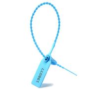 QUEMUONN Fascette stringicavo, Fascette fermacavi riutilizzabili in Nylon autobloccanti, sigilli di Sicurezza, 250 mm, Multicolore, Confezione da 100/500/1000 Pezzi(Blu,1000)