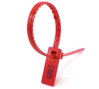 QUEMUONN Fascette stringicavo, Fascette fermacavi riutilizzabili in Nylon Regolabili antimanomissione numerate Multicolore Confezione da 100/500/1000(Red,500)