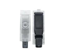 QUENPE 2 pezzi, for FIAT, for PUNTO 500X 500L Lampada for porta di cortesia for auto Proiettore Logo Ombra LED Accessori luce di benvenuto Luci del proiettore del logo della porta (Size : A)