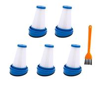 QUENPE Filtro pieghettato di ricambio for aspirapolvere, for 2-in-1 SVA520 for 2 in 1, for Black + Decker, SVF11 Aspirapolvere, Filtri Accessori filtri sottovuoto(5pcs)