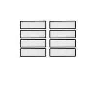 QUENPE For Xiaomi, Mijia Omni B101CN All-in-One / L10S Ultra/Dreame S10/S10 Pro Parte Spazzola laterale principale Filtro Hepa Mop Sacchetto for la polvere in tessuto Parti di ricambio (Size : 8PCS-0