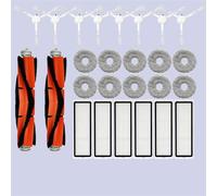 QUENPE For Xiaomi, Mijia Omni B101CN All-in-One / L10S Ultra/Dreame S10/S10 Pro Parte Spazzola laterale principale Filtro Hepa Mop Sacchetto for la polvere in tessuto Parti di ricambio (Size : 26PCS