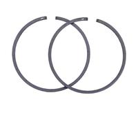 QUENPE Kit fasce elastiche 2 pezzi 46mm X 1,5mm, for Husqvarna 51 55, for Rancher 257 357 XP EPA 359 EPA Parte di ricambio for motosega 503289014 Set di fasce elastiche per pistone