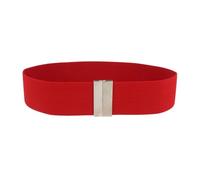 Quentis Elastic Waist Belt, Stylish Stretchy Accessory Fits for Dresses | Premium polyester elastic material, elegant square buckle, designed for stylish ladies H