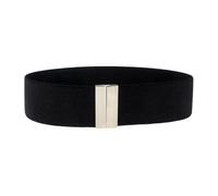 Quentis Elastic Waist Belt, Stylish Stretchy Accessory Fits for Dresses | Premium polyester elastic material, elegant square buckle, designed for stylish ladies