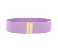 Quentis Elastic Waist Belt, Stylish Stretchy Accessory Fits for Dresses | Premium polyester elastic material, elegant square buckle, designed for stylish ladies M