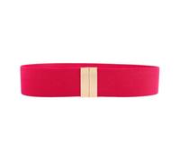 Quentis Elastic Waist Belt, Stylish Stretchy Accessory Fits for Dresses | Premium polyester elastic material, elegant square buckle, designed for stylish ladies P