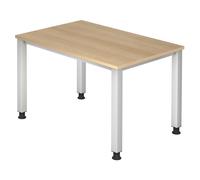 QUEO 12 S | Scrivania - 120x80 Quercia regolabile in altezza