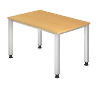 QUEO 12 S | Scrivania - Faggio 120x80 regolabile in altezza