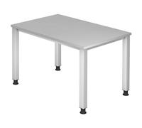 QUEO 12 S | Scrivania - Grigio 120x80 regolabile in altezza