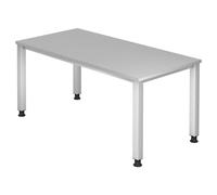 QUEO 16 S | Scrivania - Grigio 160x80 regolabile in altezza