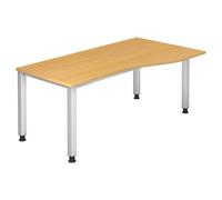 QUEO 18 S | Scrivania - Faggio 180x100 regolabile in altezza