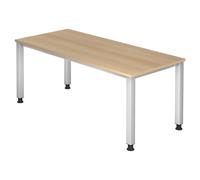 QUEO 19 S | Scrivania - 180x80 Quercia regolabile in altezza