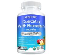 Quercetin 600 mg with Bromelain & Zinc - Natural Immune Support Supplement