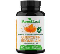 Quercetina 500Mg Bromelina Ortica Vitamina C 90Caps Foglia Di Bosco