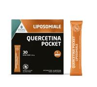 Quercetina Pocket Liposomiale - Antiossidante con Vitamina C - 30 Stick | Con Quercetina 180 mg e Vitamina C