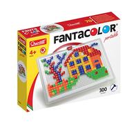 Quercetti - Fanta Color Portable Large Composition Game, Multicolored, 300 Pieces, 0954, 3 - 6 years