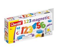 Quercetti 123 Magnetic Ricambi Numeri, Ideale con Lavagna Magnetica per Bambini, 48 Numeri Magnetici Colorati, Giochi Educativi 4 Anni, Regalo Bambina 5 Anni, Giochi Bambini 4 Anni Made in Italy