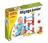 Quercetti 6506 Migoga Junior, Pista per Biglie Steam Toy Prima Infanzia