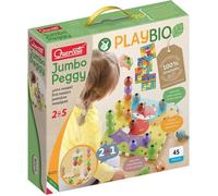 Quercetti 82271 Jumbo Peggy Gioco di Costruzione Con Chiodini Bambini Da 2 Anni