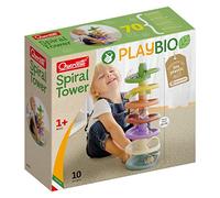 Quercetti 86501 Torre a Spirale Pista per Biglie Per Bambini Da 1 Anno PlayBio