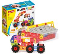 Quercetti - Construction Game with Screws and Bolts, Colour The pieces have many