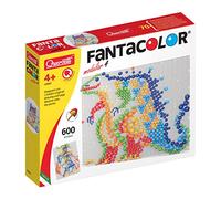 Quercetti FantaColor Modular 4, Gioco Educativo con Chiodini Colorati, Mosaico Creativo per Bambini 4 Anni, Giochi Bambina 5 Anni, Giochi Creativi Bambini e Regalo Bambina 6 Anni Made in Italy