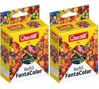 Quercetti FantaColor Refill 5, 450 Chiodini Colorati per Bambini Ø5 mm, Ideali con il Mosaico Bambini, Ricambi per Giochi Educativi e Giochi Creativi Bambino 4 anni come Fantacolor Basic e Modular