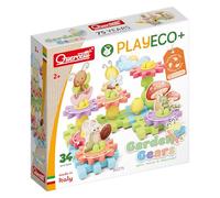 Quercetti Garden Gears Eco Gioco Ingranaggi Bambini Made in Italy | con Api, Funghi e Farfalle, Costruzioni per Bambini 2 anni +, Motricità Fine, Relazione Causa Effetto, Made in Italy