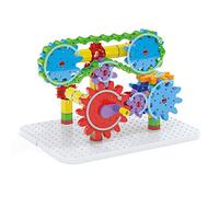 Quercetti Georello Tech Starter Set, Costruzioni per Bambini 4 Anni, Ideale dai 5-10 Anni, Giochi Bambini 5 Anni, Impara la Meccanica con Ingranaggi e Reazioni a Catena, Idea Regalo Bambina 7 Anni