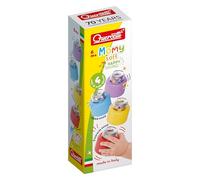 Quercetti Costruzioni Morbide per Bambini 4 Pcs 6-36 Mesi Giochi Bambini 6 Mesi Giochi Sensoriali 1 Anno Regalo Bimba 1 Anno Igienici e Lavabili