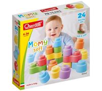QUERCETTI - Momy Soft, Mattoncini Costruzioni Morbide - Set 24 pezzi - prima inf