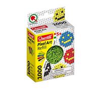 Quercetti Pixel Art Refill Verde, 1000 Chiodini per Mosaico Bambini Creativo, Chiodini per Bambini 4 Anni, Idee Regalo Bambina 10 Anni, Accessori Giochi Educativi